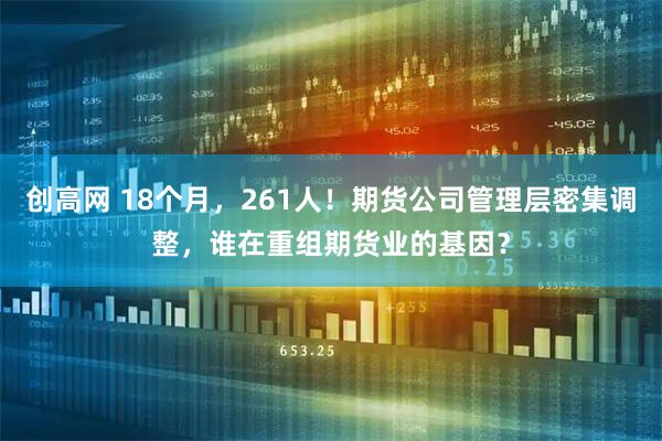 创高网 18个月，261人！期货公司管理层密集调整，谁在重组期货业的基因？